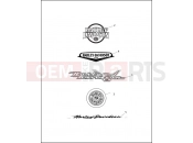 Harley-Davidson 2000 TOURING ELECTRA GLIDE CLASSIC  - FLHTCI FUEL TANK TRIM