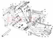 DUCATI 2000 Superbike 996 SPS REAR SHOCK ABSORBER » SWING ARM