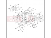 FRAME & JIFFY STAND - Harley-Davidson CVO DYNA SUPER GLIDE - FXR3 1999