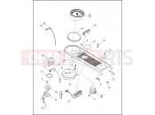 HARLEY-DAVIDSON FLHT SIDECAR  - SIDECAR FOR FLHT FUEL TANK INSTRUMENTS - FLHR