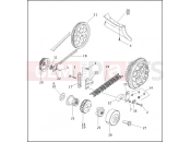Harley-Davidson 1999 SIDECAR FLHTCUI SIDECAR  - SIDECAR FOR FLHTCUI BELTS, CHAINS & SPROCKETS