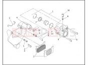 Harley-Davidson 1999 SIDECAR FLHTCUI SIDECAR  - SIDECAR FOR FLHTCUI REAR BRAKE CALIPER