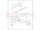 Harley-Davidson 1998 DYNA DYNA SUPER GLIDE CONVERTIBLE  - FXDS CONV TAIL LAMP & REAR TURN SIGNALS