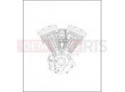HARLEY-DAVIDSON SOFTAIL CUSTOM  - FXSTC ENGINE ASSEMBLY - COMPLETE