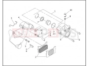 REAR BRAKE CALIPER - Harley-Davidson ELECTRA GLIDE STANDARD - FLHT 1997