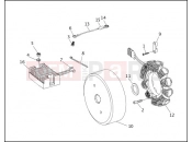 HARLEY-DAVIDSON SOFTAIL CUSTOM  - FXSTC ALTERNATOR & REGULATOR