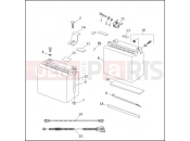 BATTERY - Harley-Davidson FLHTC/I SIDECAR - SIDECAR FOR FLHTC/I 1994