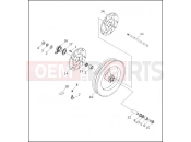 FRONT WHEEL - FLHTP - Harley-Davidson FLHTC/I SIDECAR - SIDECAR FOR FLHTC/I 1994