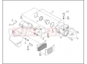 REAR BRAKE CALIPER - Harley-Davidson FLHTC/I SIDECAR - SIDECAR FOR FLHTC/I 1994
