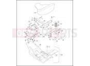 SEAT - SPRING CUSHION - Harley-Davidson FLHTC/I SIDECAR - SIDECAR FOR FLHTC/I 1994