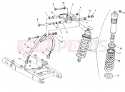 DUCATI 1999 Monster 600 City REAR SHOCK ABSORBER » SWING ARM