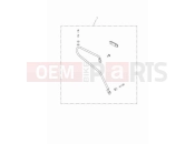 Left pannier rail - Triumph Speed Twin 900 2023