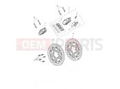Triumph 2022 Street Triple R Front Brake Caliper & Discs
