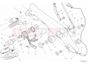 DUCATI Scrambler 1100 Sport FOOTRESTS, RIGHT