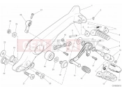 DUCATI Scrambler 1100 Sport FOOTRESTS, LEFT