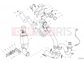 DUCATI Scrambler 1100 Sport EXHAUST PIPE ASSY