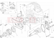DUCATI 2020 Scrambler Full Throttle Horizontal Cylinder Head & Timing System