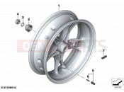 Rear wheel | Rear wheel - BMW Motorrad C 400 GT 21 (0C61, 0C63) 2022