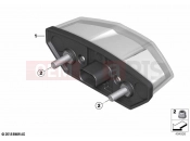 BMW Motorrad BMW 2020 C models C 400 X (0C09, 0C19) LED rear light | LED rear light