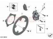 Front wheel brake - BMW Motorrad C evolution (0C03) 2020
