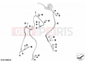 Brake lines, ABS front - BMW Motorrad C evolution (0C03) 2020