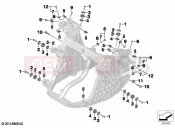 Front support, left / right - BMW Motorrad C evolution (0C03) 2020