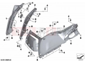Trim panel side section primed front - BMW Motorrad C evolution (0C03) 2020