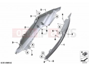 Trim panel luggage compartment primed - BMW Motorrad C evolution (0C03) 2020