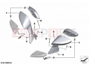 Mirror / LED turn indicators - BMW Motorrad C evolution (0C03) 2020