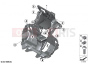 BMW Motorrad BMW 2022 C models CE04 (0C51, 0C53) Front panel carrier | Front panel carrier