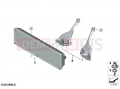 BMW Motorrad BMW 2022 C models CE04 (0C51, 0C53) Stop signal transmitter, front | Stop signal transmitter, front