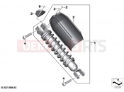 BMW Motorrad BMW 2021 C models CE04 (0C51, 0C53) Spring strut, rear | Spring strut, rear