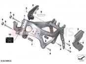 Front frame | Front frame - BMW Motorrad F 850 GS (0B09, 0B19) 2022