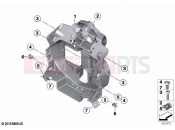 Front panel carrier | Front panel carrier - BMW Motorrad F 850 GS (0B09, 0B19) 2022