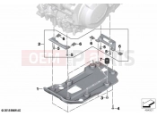 Engine underride protection plastic | Engine underride protection plastic - BMW Motorrad F 850 GS (0B09, 0B19) 2022