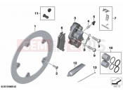 Front wheel brake | Front wheel brake - BMW Motorrad F 850 GS (0B09, 0B19) 2022
