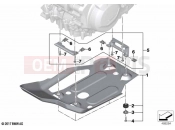 Engine underride protection aluminium | Engine underride protection aluminium - BMW Motorrad F 850 GS (0B09, 0B19) 2022