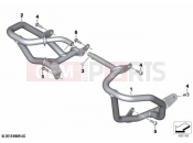 Engine protection bar | Engine protection bar - BMW Motorrad F 850 GS (0B09, 0B19) 2022