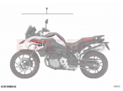 Sticker set 3 | Sticker set 3 - BMW Motorrad F 850 GS (0B09, 0B19) 2022