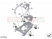 BMW Motorrad BMW 2021 F models F 850 GS (0B09, 0B19) Luggage grid | Luggage grid