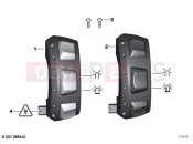 BMW Motorrad BMW 2021 F models F 850 GS (0B09, 0B19) Additional switch special vehicle right 2 | Additional switch special vehicle right 2