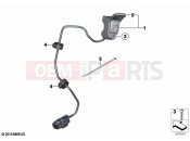 BMW Motorrad BMW 2021 F models F 850 GS (0B09, 0B19) Operating unit for emergency call system | Operating unit for emergency call system