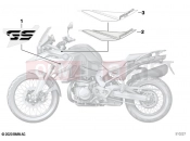 BMW Motorrad BMW 2021 F models F 850 GS (0B09, 0B19) Stick-on label 2 | Stick-on label 2
