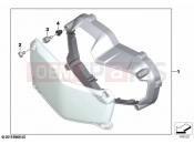 BMW Motorrad BMW 2021 F models F 850 GS (0B09, 0B19) Set, headlight guard | Set, headlight guard