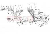 DUCATI 1999 Monster 750 FOOTREST » FRAME