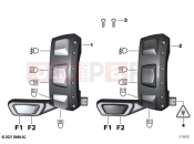 BMW Motorrad BMW 2021 F models F 850 GS (0B09, 0B19) Additional switch special vehicle left 3 | Additional switch special vehicle left 3