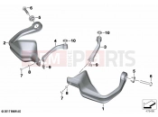 BMW Motorrad BMW 2021 F models F 850 GS (0B39) Hand protector | Hand protector