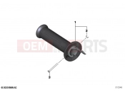 BMW Motorrad BMW 2021 F models F 850 GS (0B39) Grip left unheated | Grip left unheated