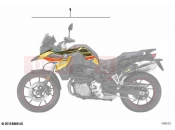 BMW Motorrad BMW 2021 F models F 850 GS (0B39) Sticker set 2 | Sticker set 2