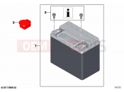 BMW Motorrad BMW 2021 F models F 850 GS (0B39) battery | battery